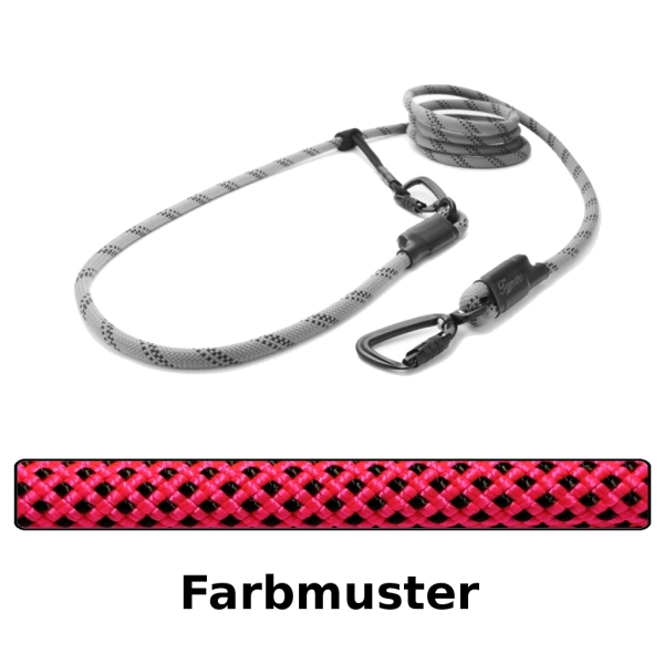 EASYLONG Hundeleine TWIST - M - 3m - pink secret